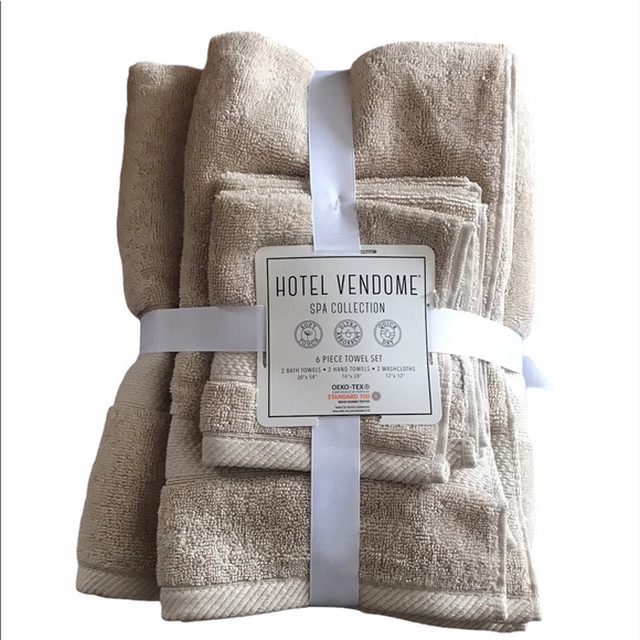Hotel Vendome Other - Hotel Vendome Spa Collection 6 -Piece Towel Set